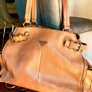 Prada medium cognac shoulder bag